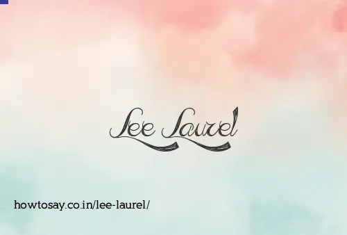 Lee Laurel