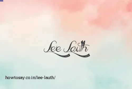 Lee Lauth
