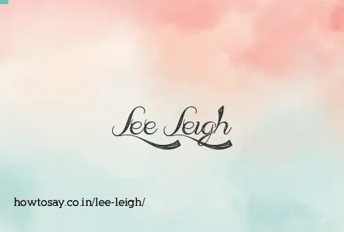 Lee Leigh