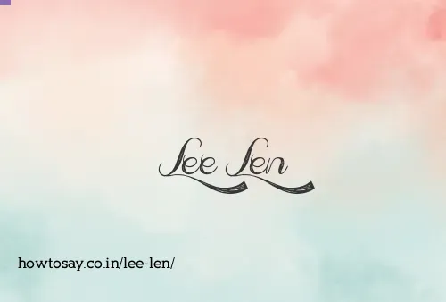 Lee Len