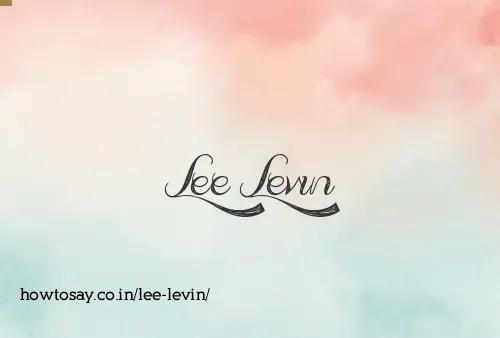 Lee Levin