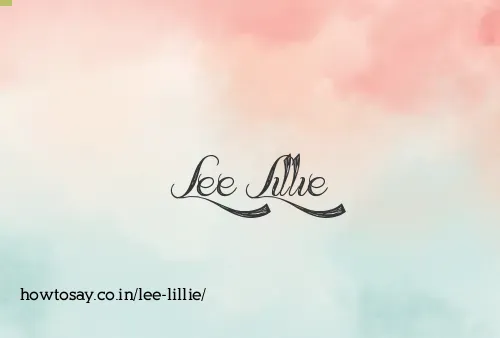 Lee Lillie