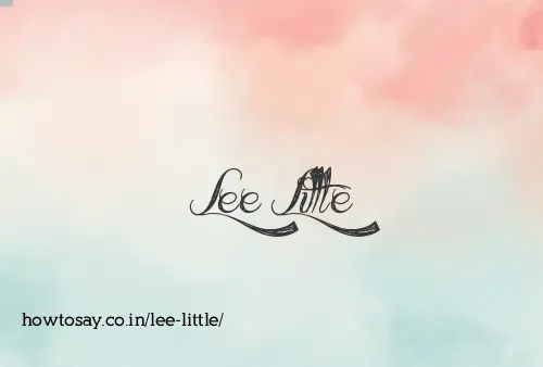 Lee Little