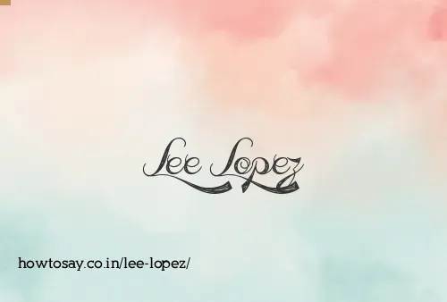 Lee Lopez