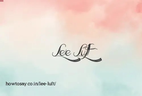 Lee Luft