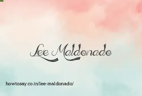Lee Maldonado