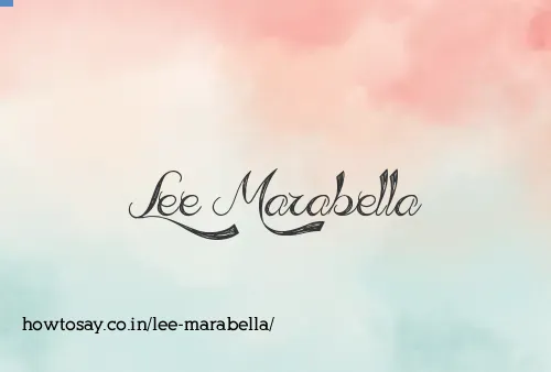 Lee Marabella