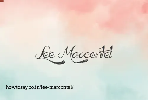 Lee Marcontel