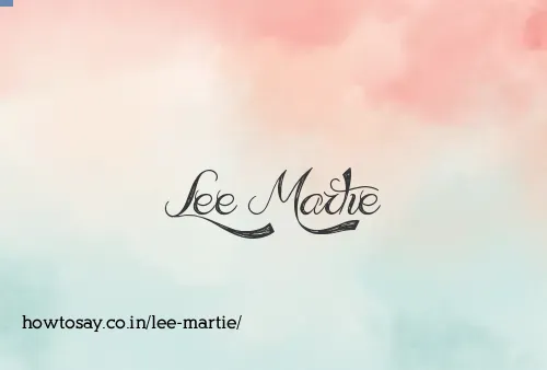 Lee Martie
