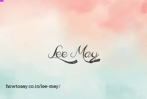 Lee May