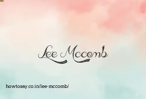Lee Mccomb