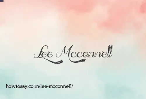 Lee Mcconnell