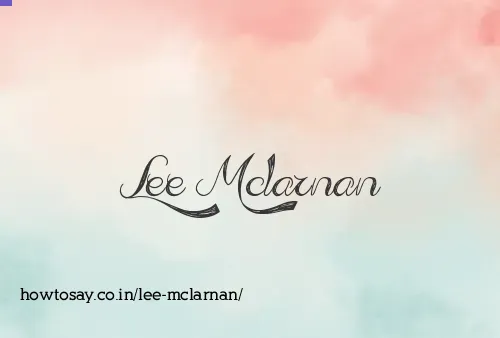 Lee Mclarnan