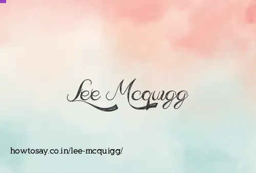 Lee Mcquigg