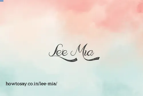 Lee Mia
