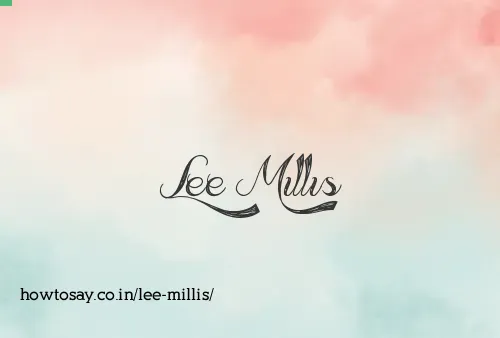 Lee Millis