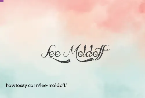 Lee Moldoff
