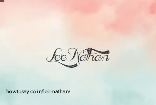 Lee Nathan