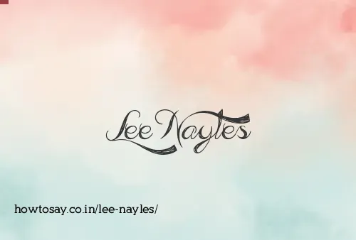 Lee Nayles