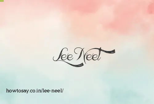 Lee Neel