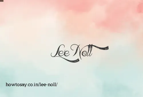 Lee Noll