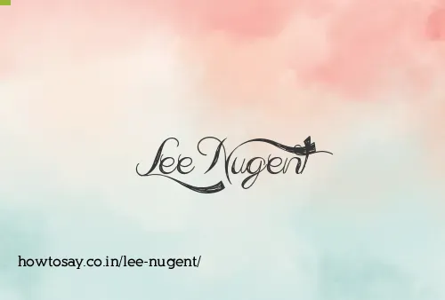 Lee Nugent