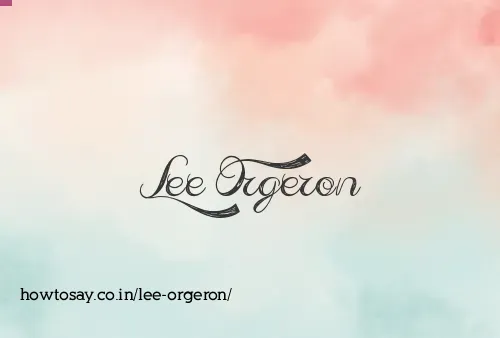 Lee Orgeron
