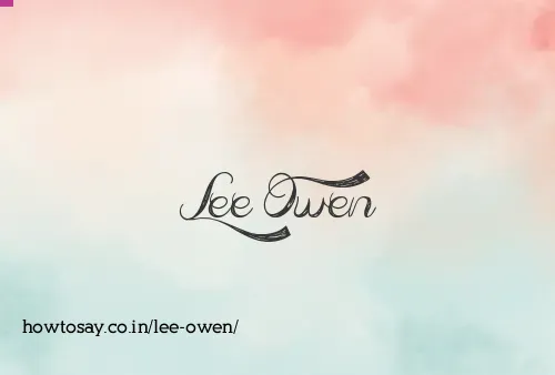 Lee Owen