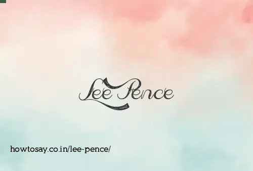 Lee Pence