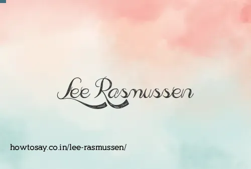 Lee Rasmussen