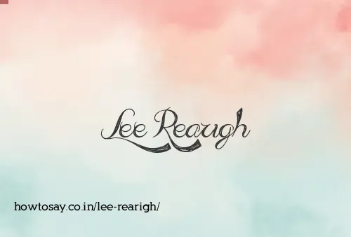 Lee Rearigh
