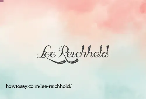 Lee Reichhold