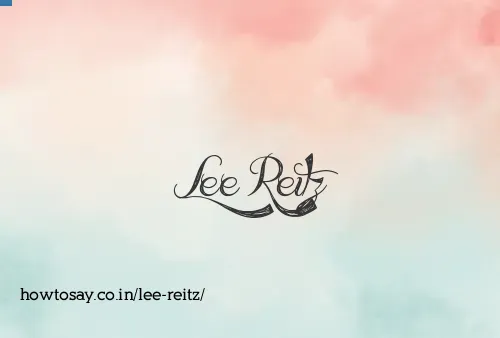 Lee Reitz