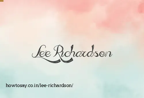 Lee Richardson