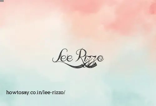 Lee Rizzo