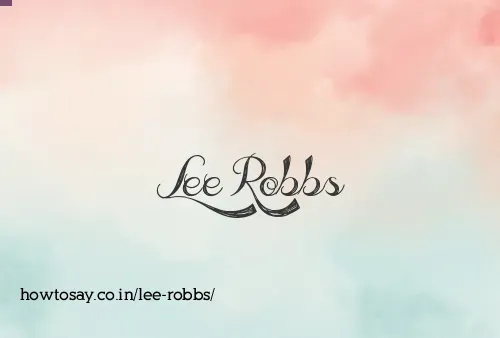 Lee Robbs