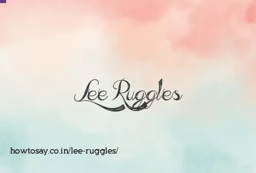 Lee Ruggles