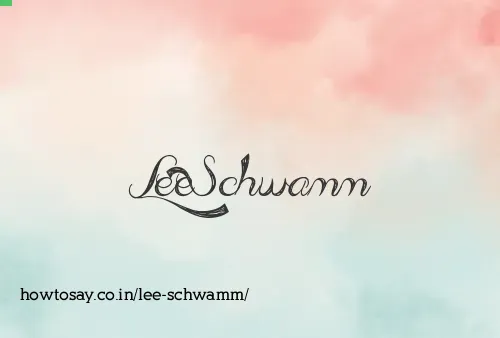 Lee Schwamm
