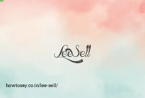 Lee Sell