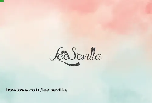 Lee Sevilla