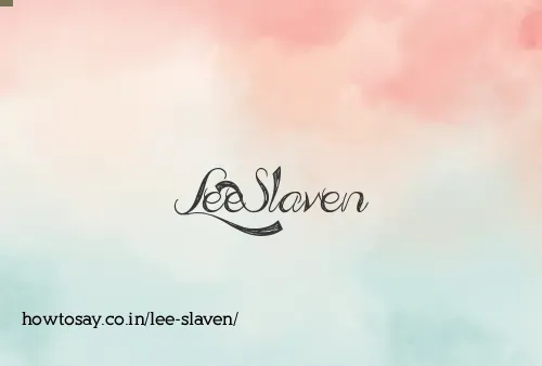 Lee Slaven