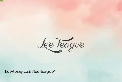 Lee Teague