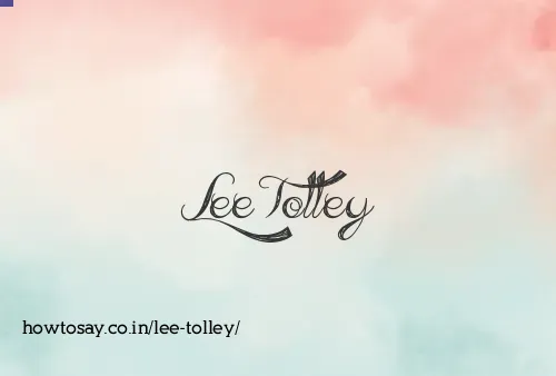 Lee Tolley