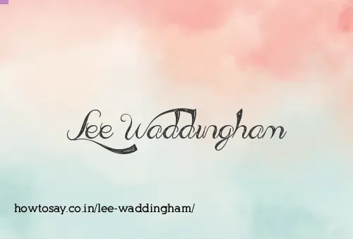 Lee Waddingham