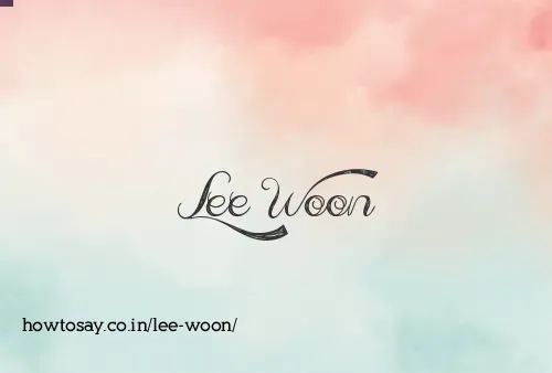 Lee Woon