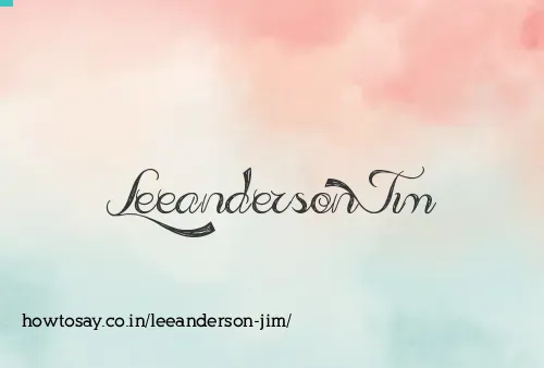 Leeanderson Jim