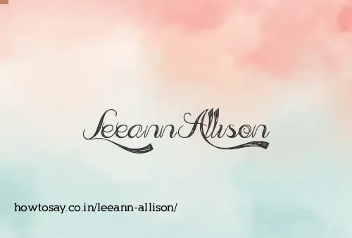 Leeann Allison