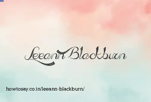Leeann Blackburn