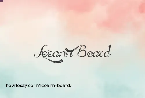 Leeann Board