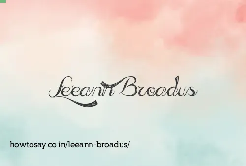 Leeann Broadus